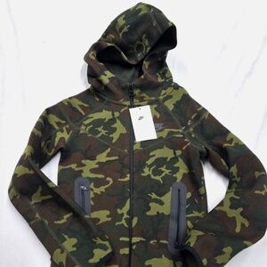 Kids camo Nike Tech hoodie